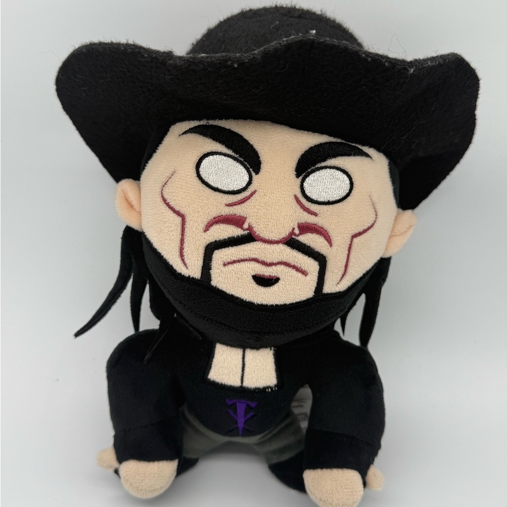 WWE Wrestling The Undertaker 9 Inch Plush Doll Stuffed Toy EUC